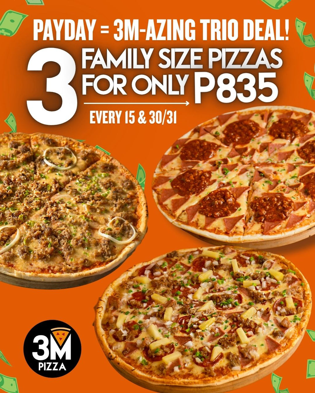 3M-AZING PAYDAY TRIO DEAL (FAMILY)