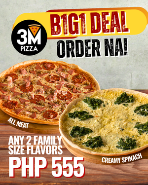 B1G1 Deal (Family) for only PHP 555